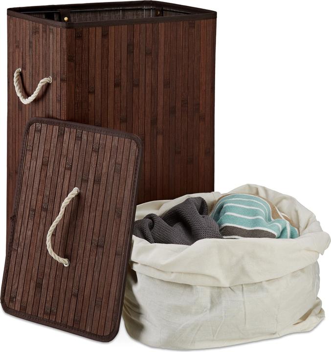 Actual product image Relaxdays Rectangular Hamper (83 l)