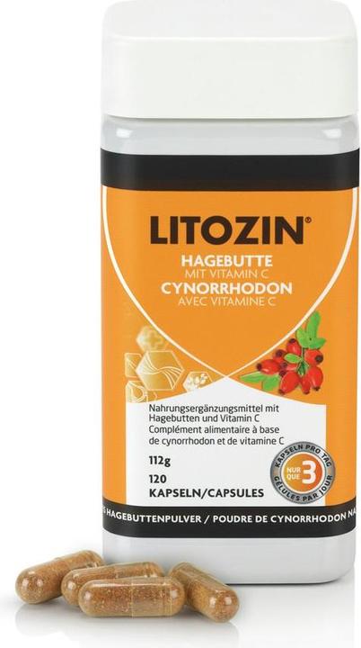 Image du produit Litozin poudre de cynorrhodon (nouv) caps (120 pièce(s), Capsules, 144 g)