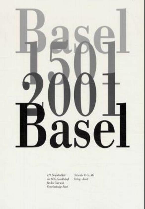 Produktbild Basel 1501 2001 Basel (Deutsch, Werner Meyer, Marc Sieber, Bernard Degen, Pierre Felder, Beat von Wartburg, Kurt Jenny, Philipp Sarasin, 2000)