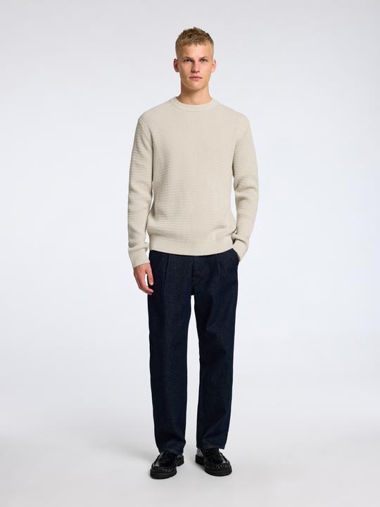 Produktbild Selected Homme Slhtheo Ls Knit Structure Crew Neck (L)