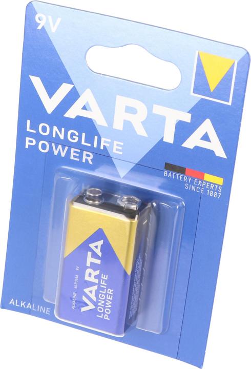 Actual product image Varta LONGLIFE Power (1 pcs., 9V Block, 580 mAh)