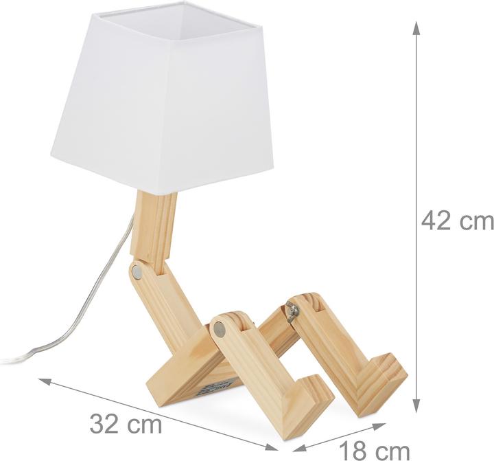 Produktbild Relaxdays Tischlampe (E14)