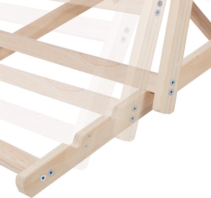 Image du produit Relaxdays Chaise longue pliable, en bois (93.50 cm)