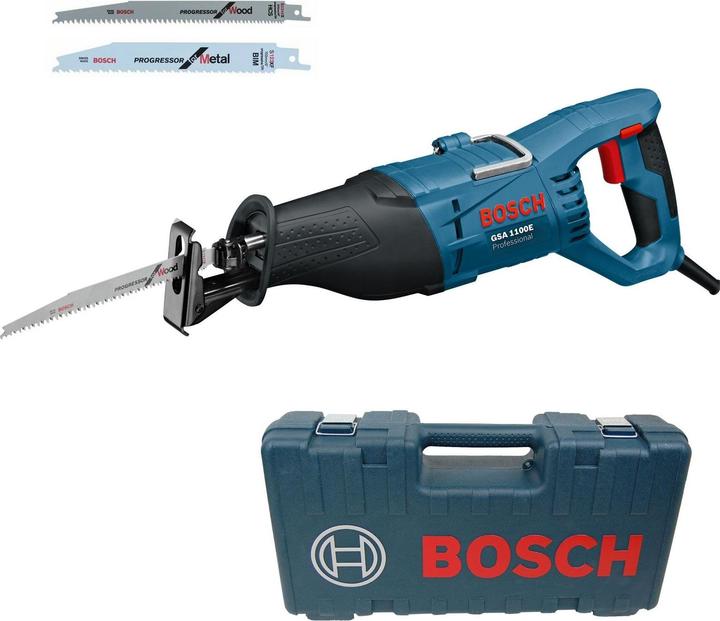 Immagine prodotto Bosch Professional Seghetto alternativo GSA 1100 E, lama per metallo S 123 XF, lama per legno S 2345 X