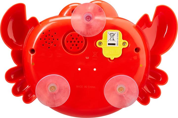 Image du produit Relaxdays Jouet de crabe pour le bain, rouge