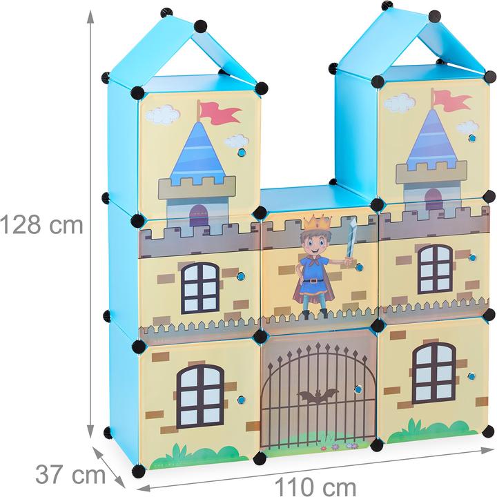 Image du produit Relaxdays Etagère tour emboîtable enfants
