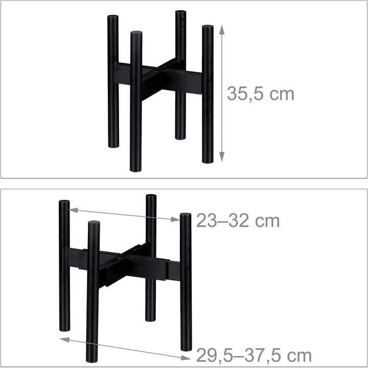 Actual product image Relaxdays Flowerpot Stand, Adjustable