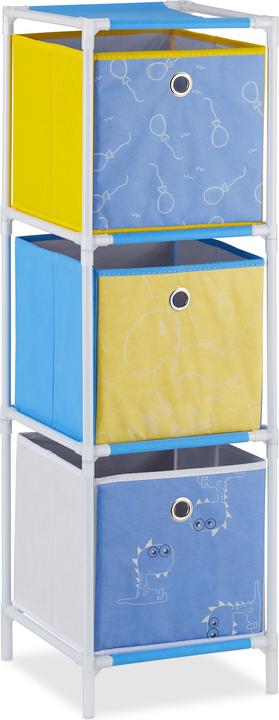Image du produit Relaxdays Etagère enfant Dino avec boîtes