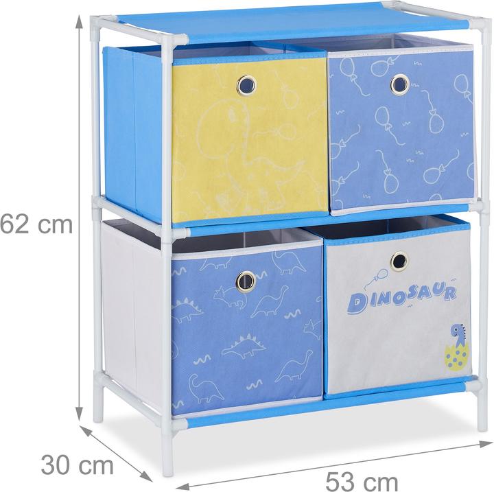 Produktbild Relaxdays Kinderregal Dino
