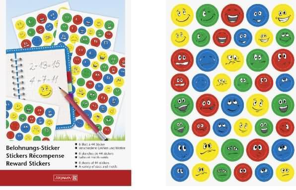 Actual product image Reward stickers