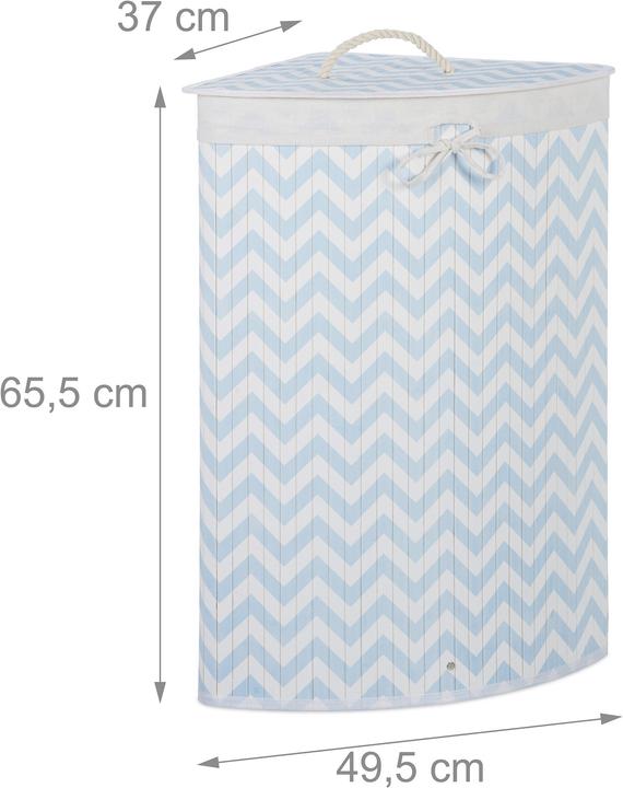 Produktbild Relaxdays Eckwäschekorb (60 l)