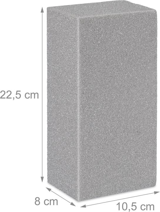 Image du produit Relaxdays Lot de 4 mousses florales, gris