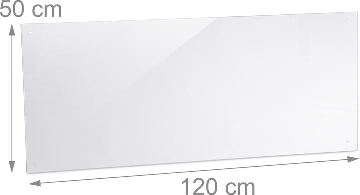 Image du produit Relaxdays Crédence de cuisine, verre de sécurité
