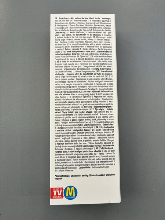 Actual product image MediaShop Kendox Life Tracker (24 mm)