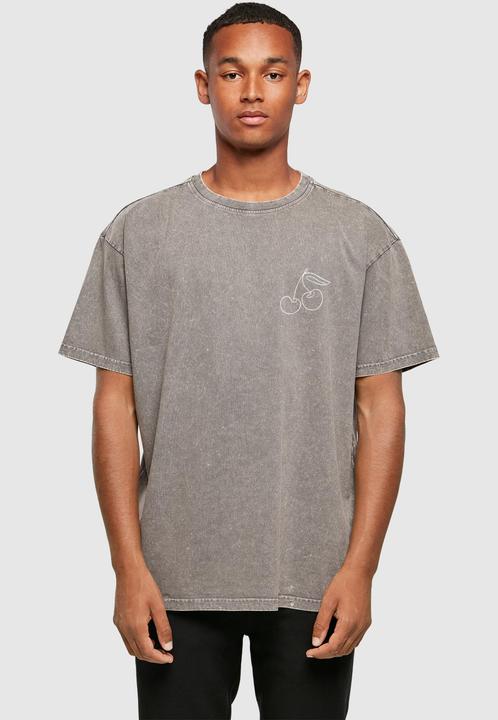Actual product image Merchcode Cherry Acid Washed Oversize Tee - 112737 (XXL)