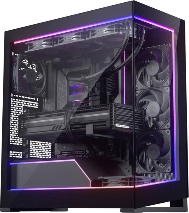 Actual product image Phanteks NV5 Premium DRGB Kit + Power Hub, 3x for external frame, 1x mainboard cable cover - black