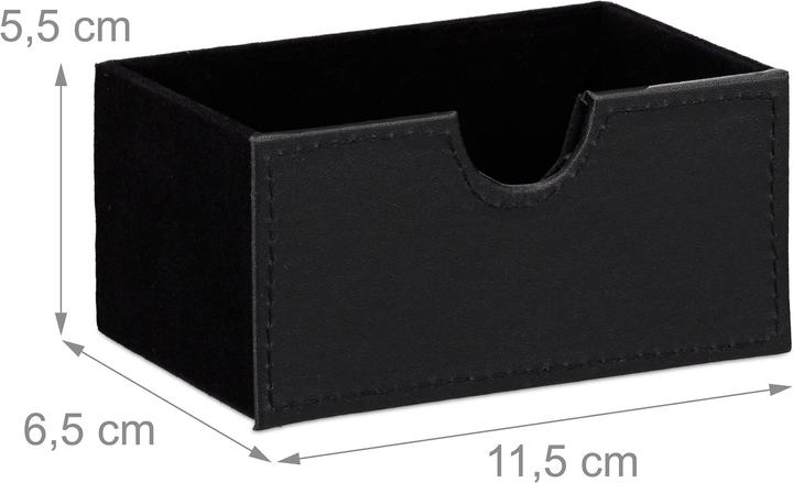 Image du produit Relaxdays Organiseur de bureau Faux cuir