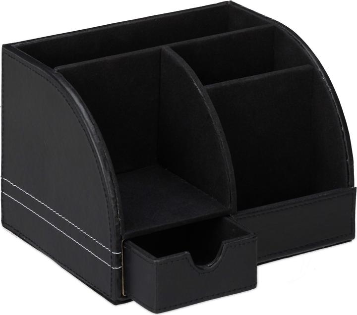 Actual product image Relaxdays Desk Organiser Faux Leather