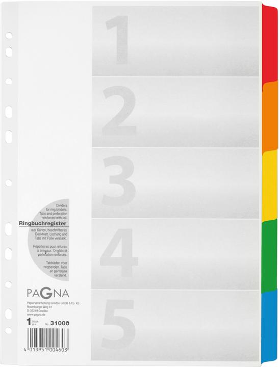 Productafbeelding Pagna Zahlenregister