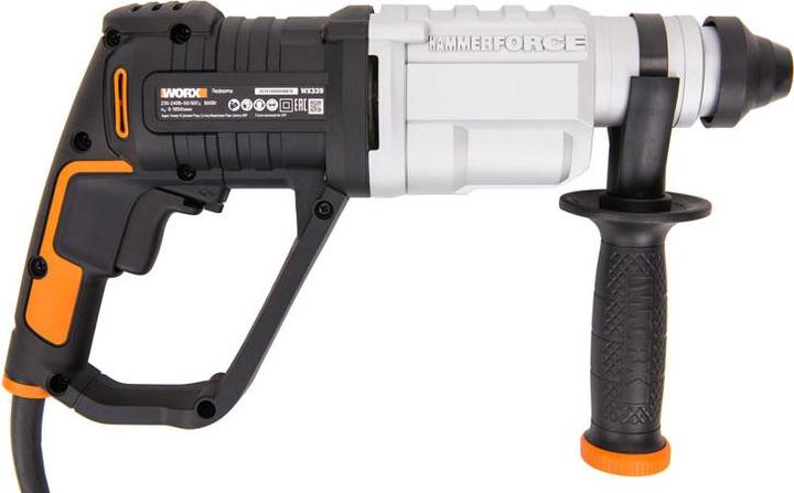 Actual product image Worx Impact drill sds + 800w 2,5j, case WX339 (Electrical connection)