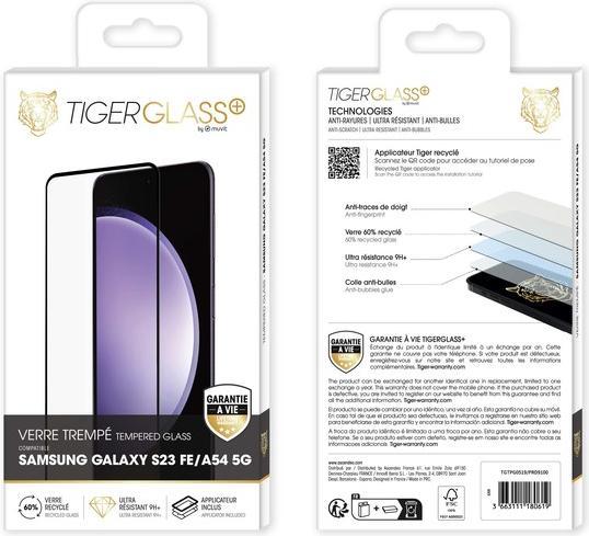 Immagine prodotto Tiger Pellicola di vetro riciclato Samsung Galaxy S23 FE/A54 5G (1 Pezzo/i, Samsung Galaxy S23 FE)