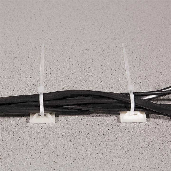 Actual product image LogiLink Cable tie mounts, self-adhesive, cable tie receptacle: (30 mm, 100 pcs.)