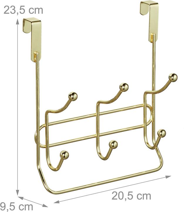 Produktbild Relaxdays Türgarderobe Metall