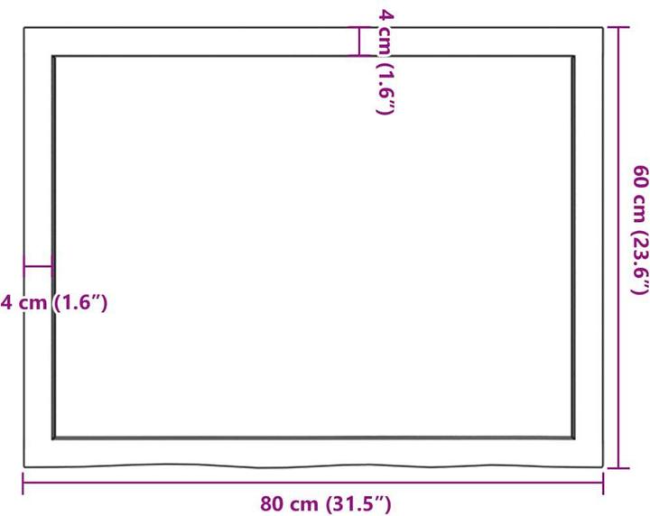 Immagine prodotto VidaXL Lian (80 x 60 x 6 cm)