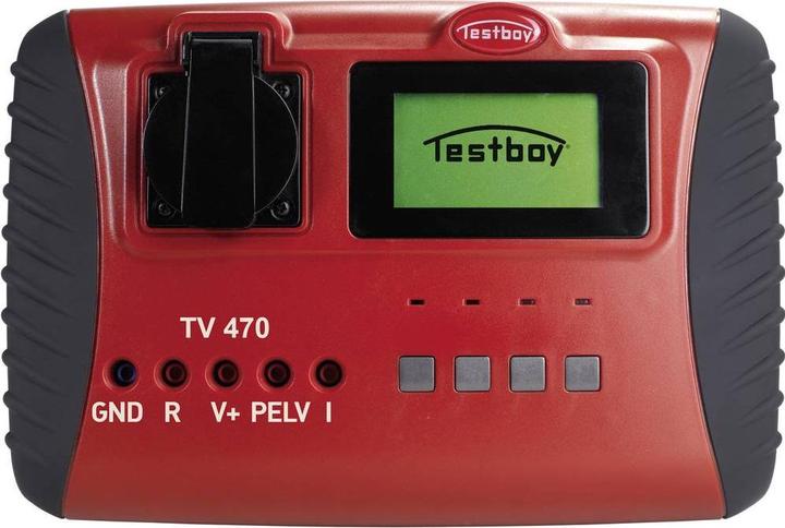 Newlec TV 470 VDE-Tester DIN 0701/0702/EN 62353, Gerätetester (Gut-/Schlecht-Aussage, Hilfeb (CAT II 600V)