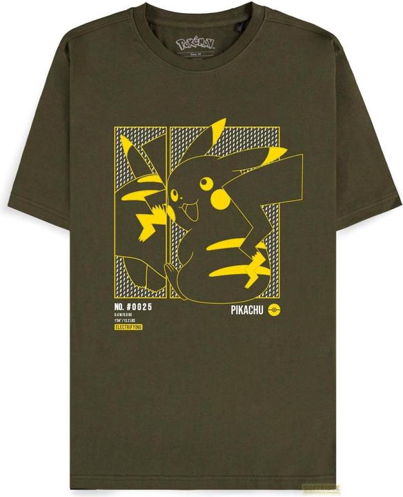 Produktbild Difuzed Pokemon T-Shirt (M) Man: Green Pikachu (M)