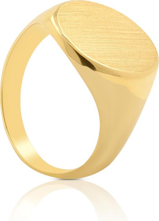 Muau Plattenring (54, 750/18 K Gold)