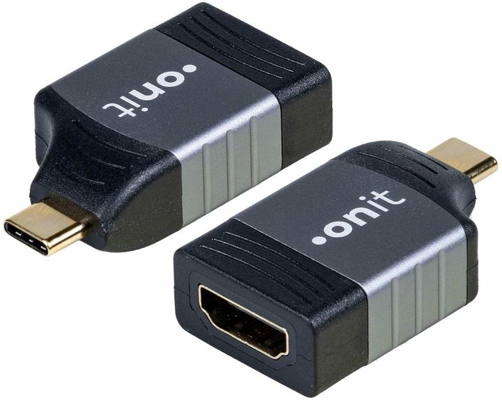 Produktbild Onit Adapter USB Type-C - HDMI (HDMI, 4.55 cm)