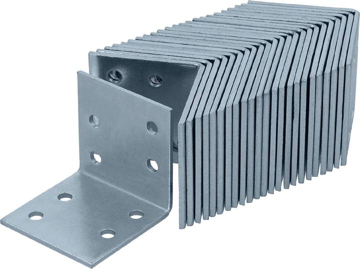 Produktbild Helpmate Lochplattenwinkel 40x40x40, verzinkt, 24 Stück (Lochplattenwinkel, 24 Stk.)