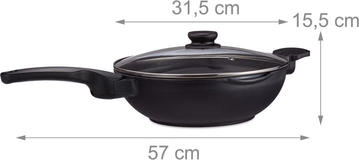 Produktbild Relaxdays Wok (Wok Pfanne, Aluminium)