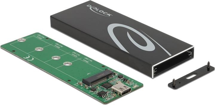Produktbild Delock Externes Gehäuse für M.2 SATA SSD mit USB Type-C™ Buchse (M.2)