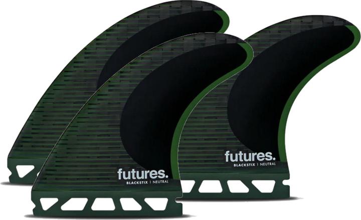 Immagine prodotto Futures Set di pinne Thruster F8 Blackstix neutro L (L)