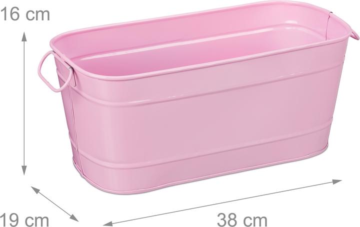 Image du produit Relaxdays Bac fleurs (38 cm)