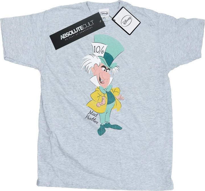 Actual product image Disney Mens Classic Mad Hatter T-Shirt (S)