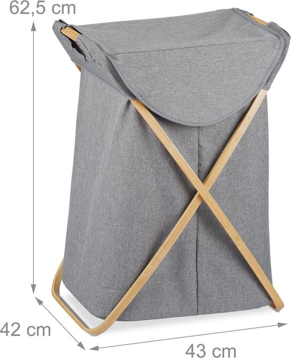 Produktbild Relaxdays Wäschekorb (58 l)
