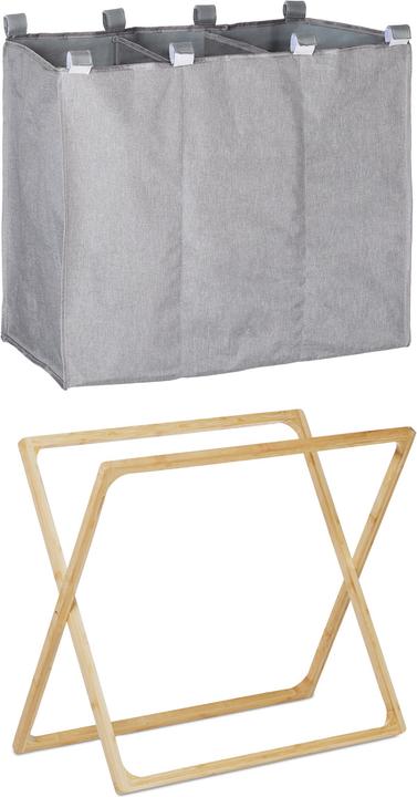 Actual product image Relaxdays Laundry sorter (84 l)