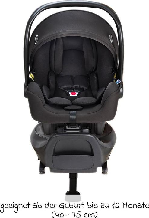 Actual product image Graco SnugLite i-Size Babyschale inkl. SnugTurn Base (Baby car seat, ECE R129/i-Size Standard)
