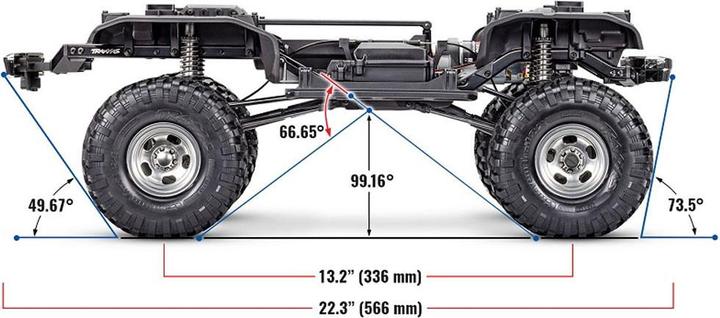 Actual product image Traxxas TRX-4 79 Ford F150 High-Trail 1/10 Crawler RTR blue Brushed, without battery and charger (RTR Ready-to-Run)