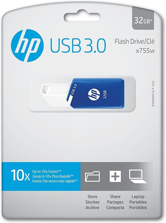 Image du produit HP x755w 32GB Clé USB 3.1 Pack de 3 (P) (32 Go, USB-A, USB 3.2)