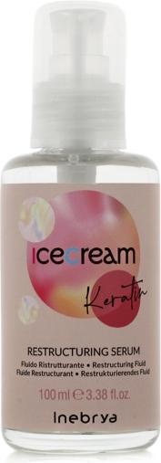 Produktbild Inebrya Ice Cream Keratin Restructuring Serum - Keratin-based Reconstructive Serum - 100ml (100 ml, Flüssiges Shampoo)