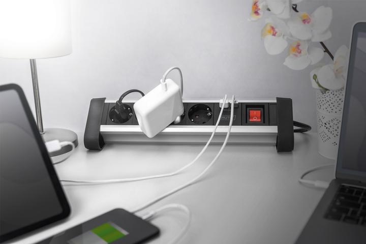 Actual product image Digitus Office socket strip (6 x, USB-A, 1.50 m)