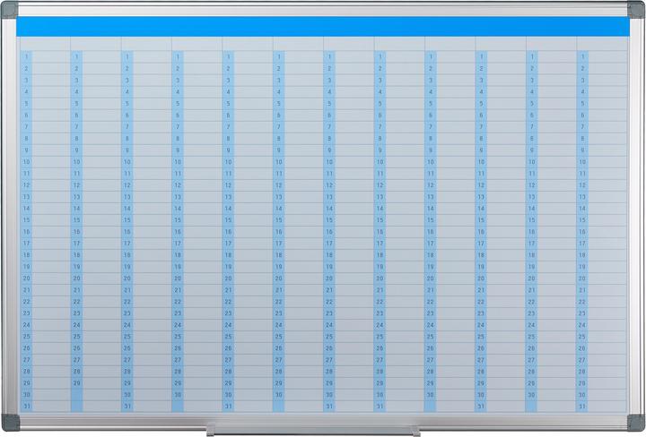 Image du produit Relaxdays Planificateur pour tableau blanc (90 x 5 x 60 cm)