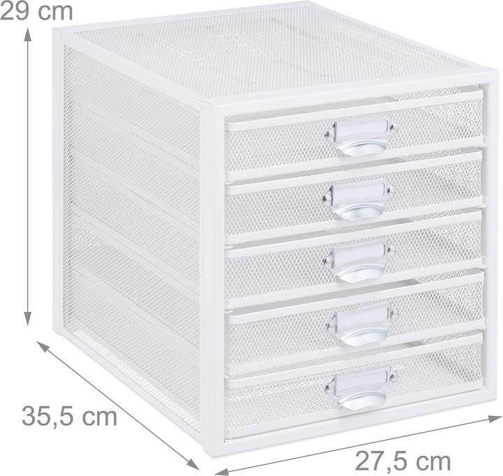 Produktbild Relaxdays Schubladenbox (A4)