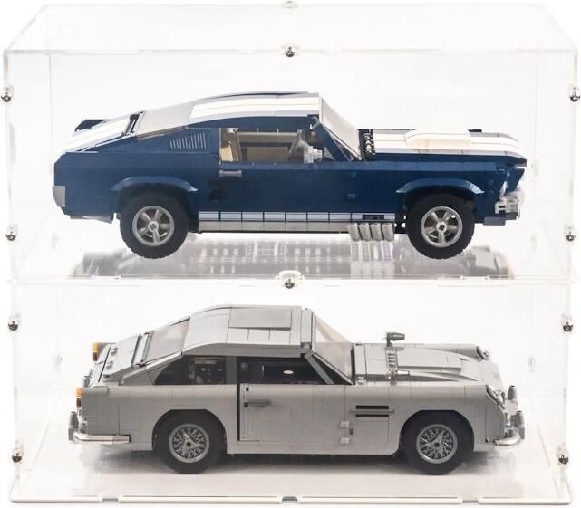 Image du produit iDisplayit Présentoir en acrylique pour LEGO® 10265 Ford Mustang (avec fond transparent, empilable)