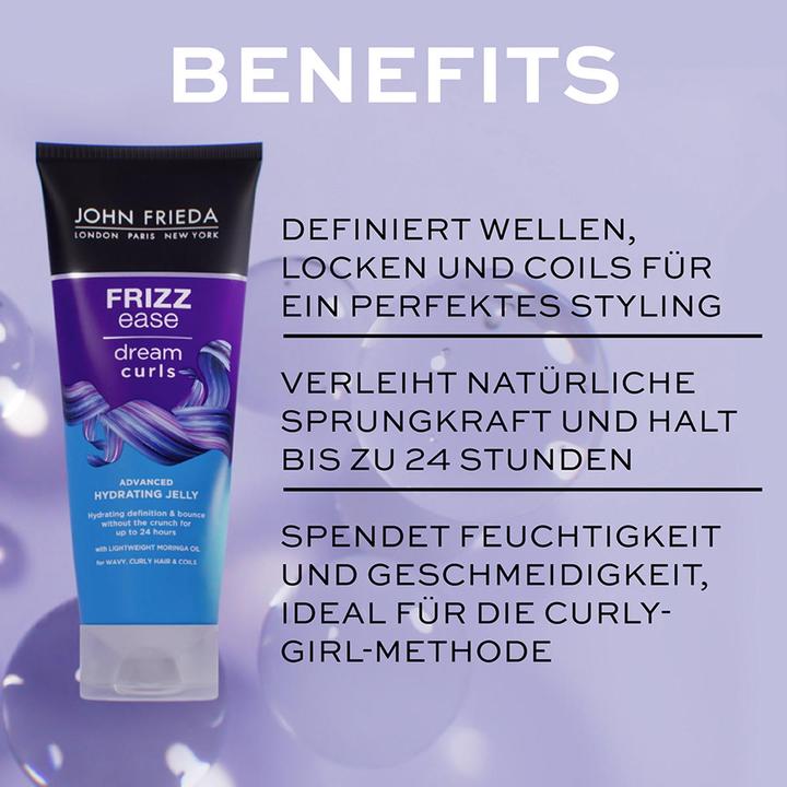 Immagine prodotto John Frieda Frizz Ease Traumlocken Feuchtigkeitsspendendes Jelly (Gel per capelli, 200 ml)