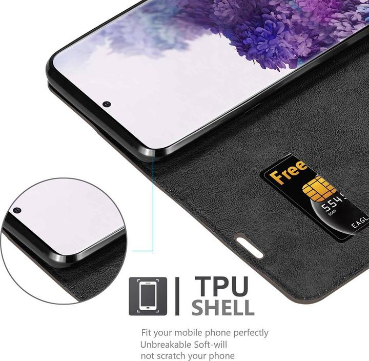 Actual product image Cadorabo Book Invisible Magnet Cover (Samsung Galaxy S20+)